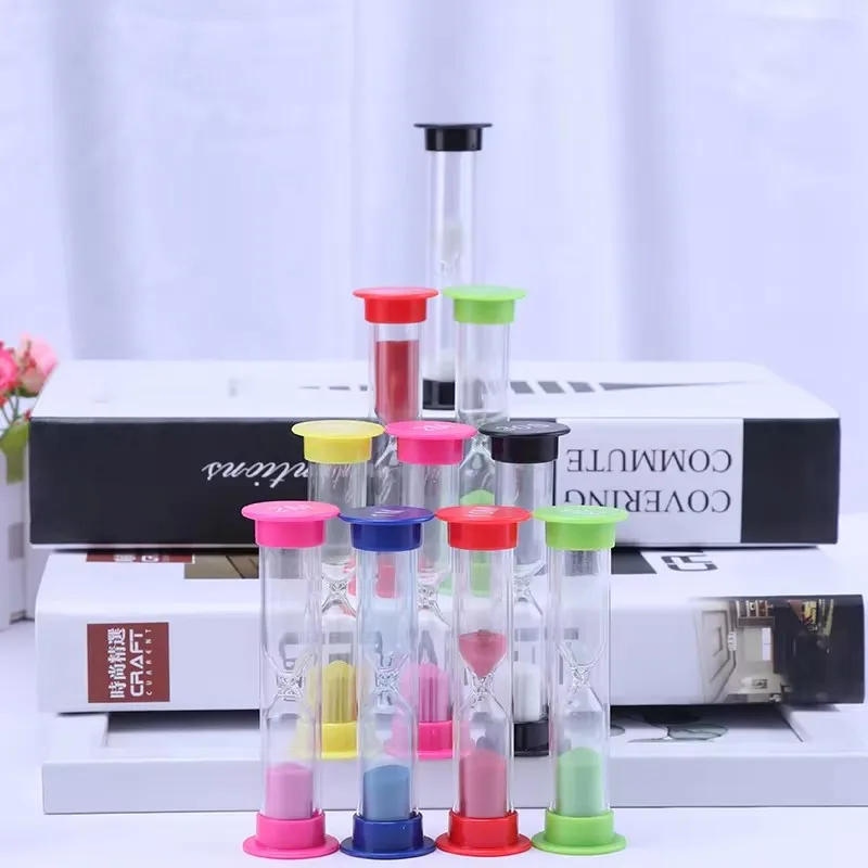 Sand Timer 30 Seconds/1 Minute/2 Minutes/3 Minutes/5 Minutes/10 Minutes Plastic Small Clock Hourglass Clocks