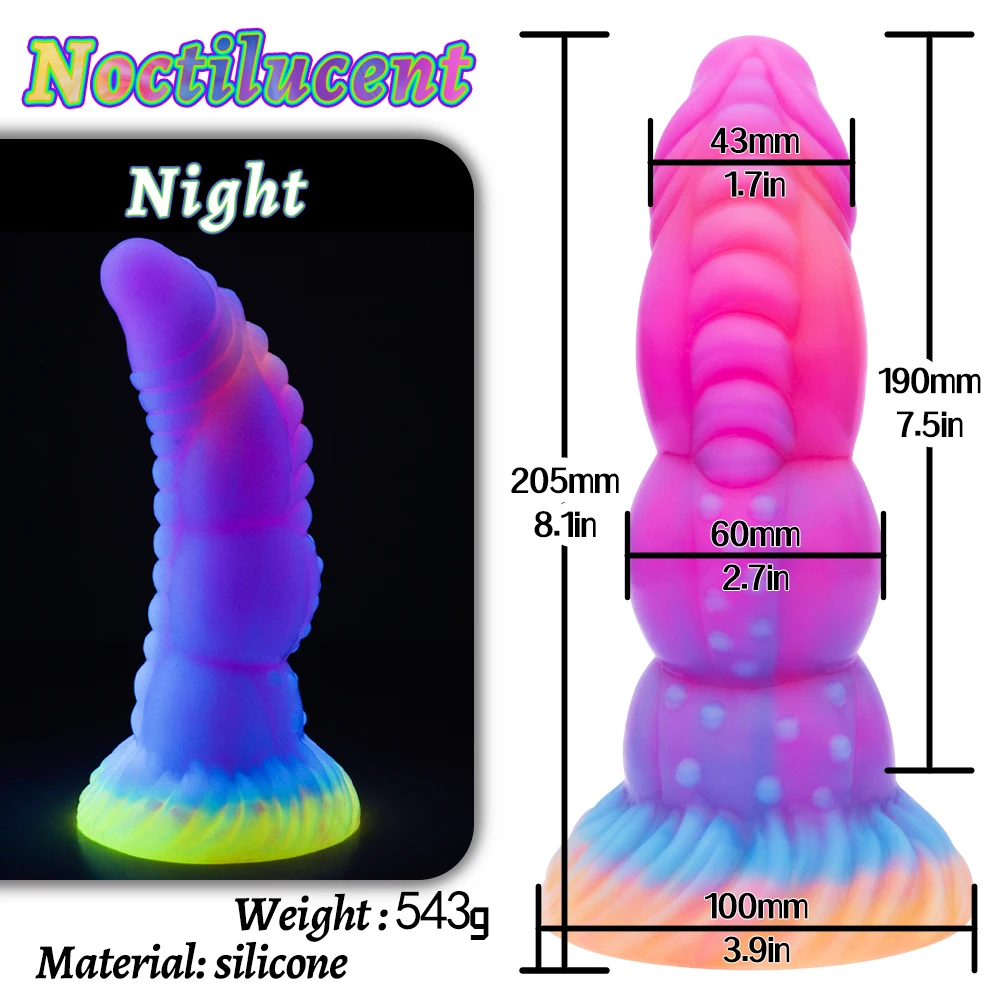 Anal Monster Dildo With Suction Cup Butt Plug Anal Masturbator_voghion.com