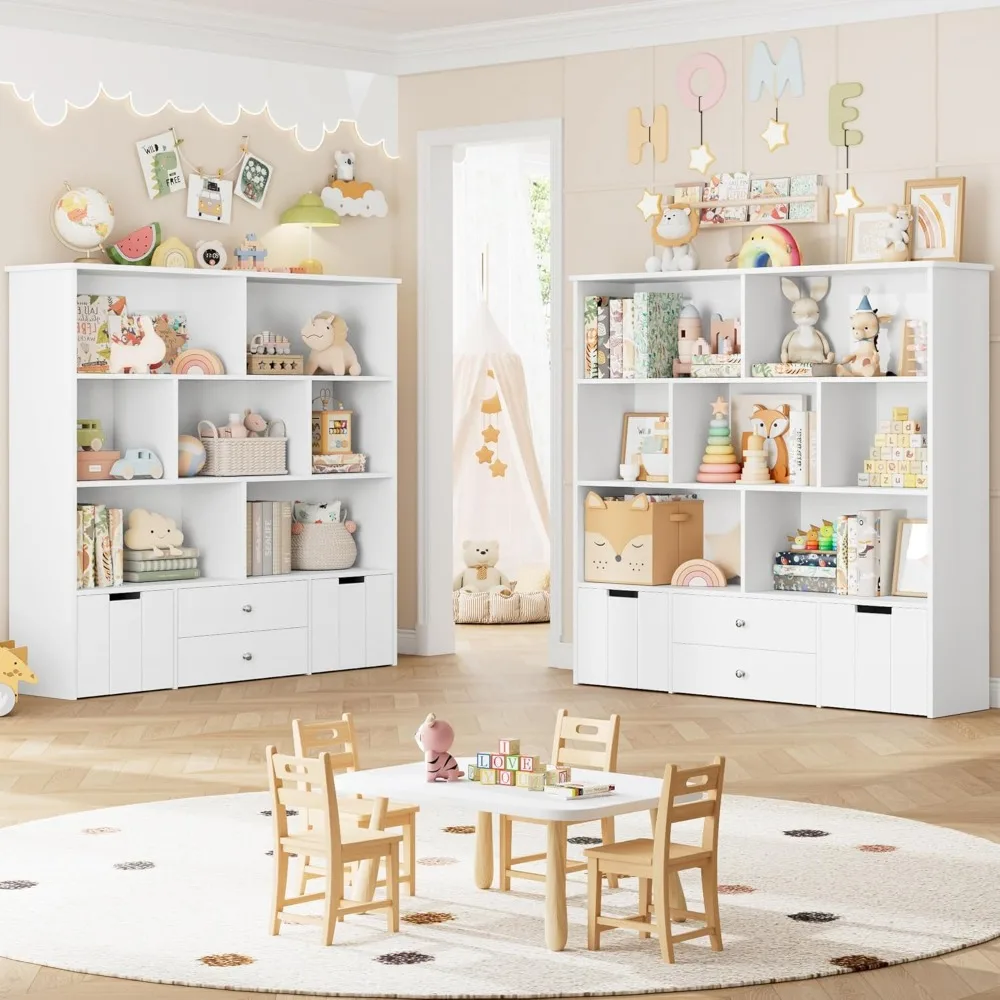 Toy Storage Organizer, Large Kids Bookshelf 3