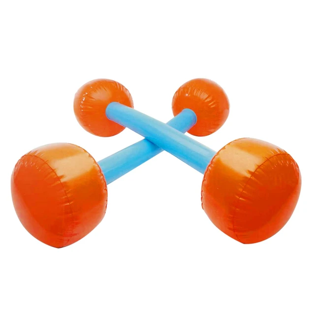 2Pcs Inflatable Dumbbell Exercise Gym Hand Weights Workout