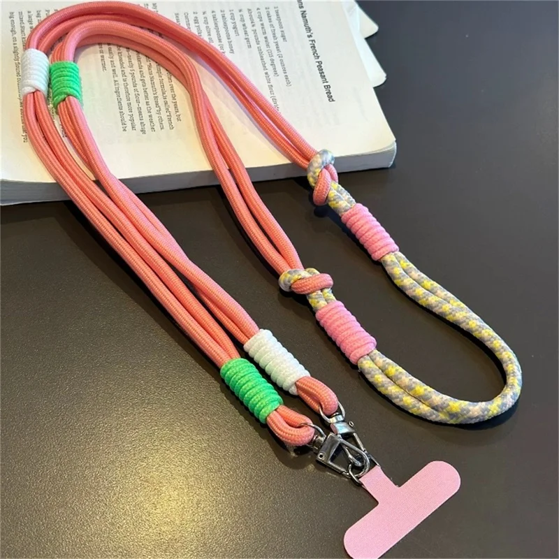Elegant Crossbody Mobile Phone Lanyard with Stylish Hanging Chain Design