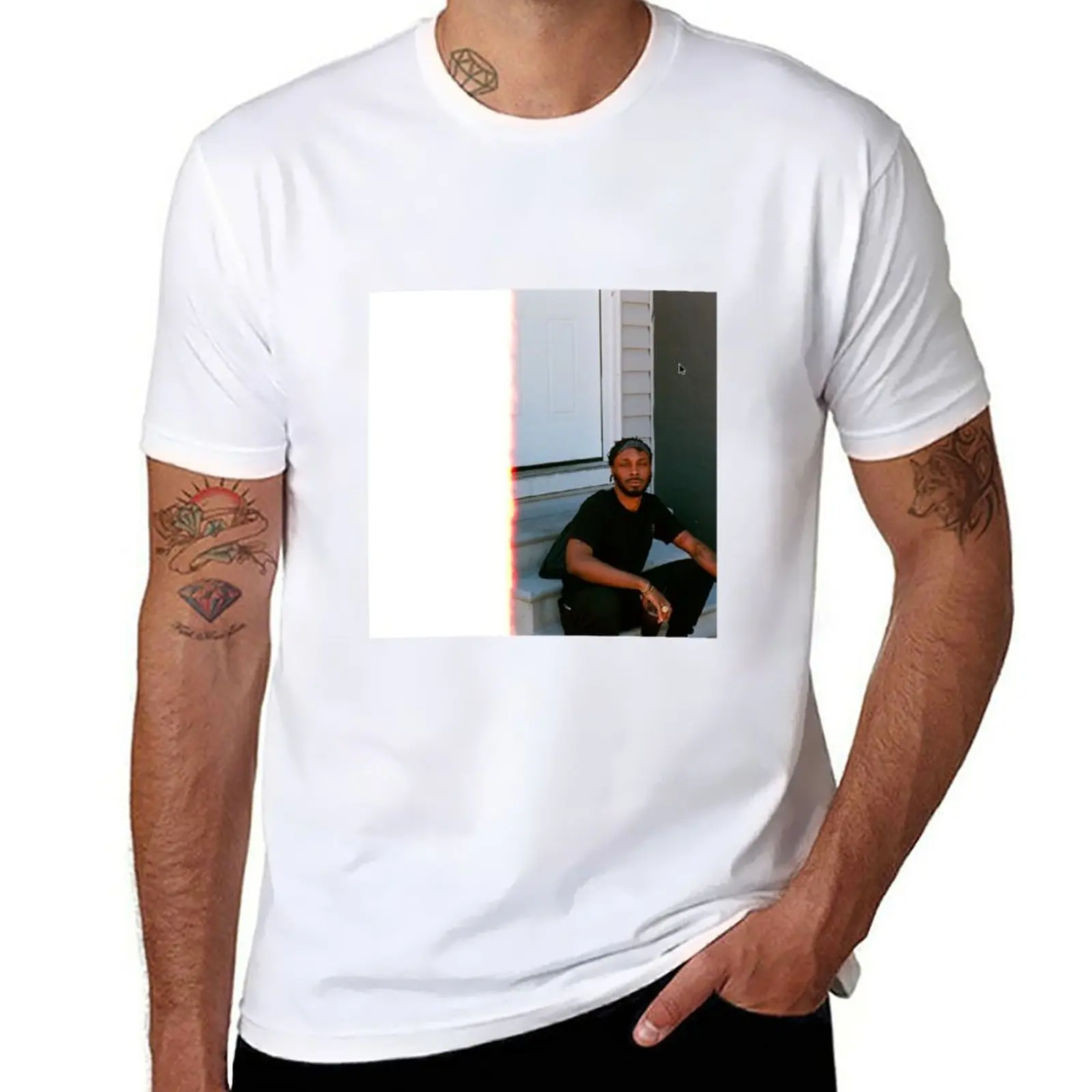 

Jpegmafia Veteran Album cover T-Shirt graphics aesthetic clothes for a boy Short sleeve tee mens graphic t-shirts hip hop