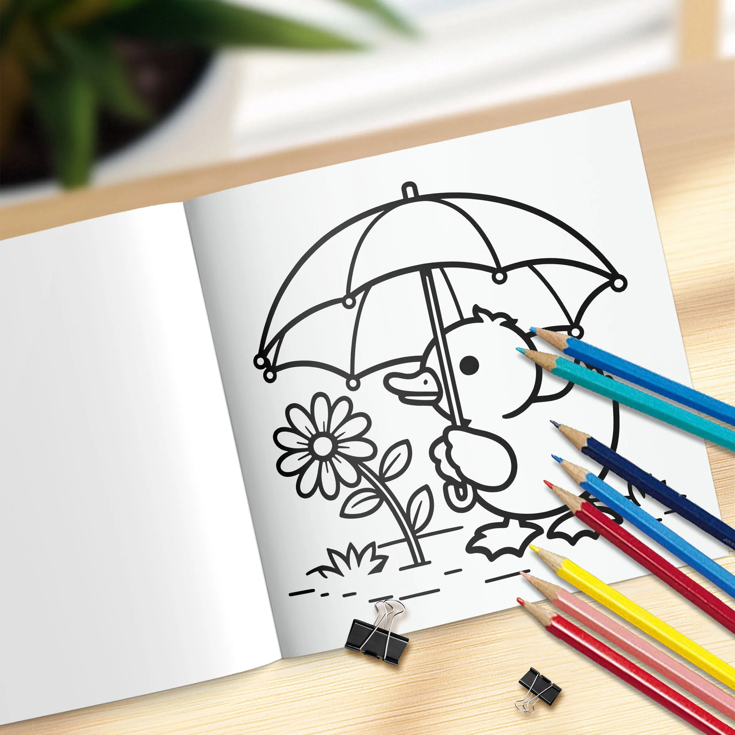 CUTE Bold-easy Patterns Coloring Book for Adults Cute Drawing Book Perfect Gift for Party and Birthday 6