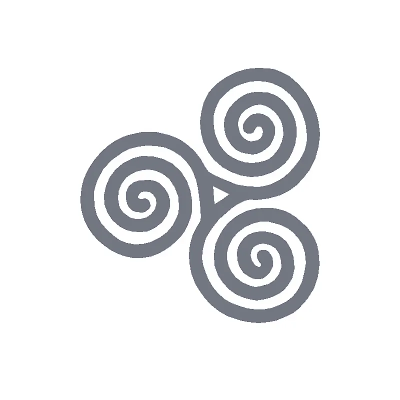 Celtic Triskele Vinyl Car Decal - Pagan Wiccan New Age Design Sticker
