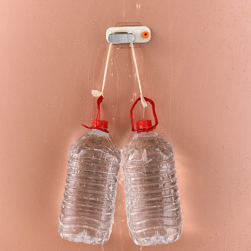 Nail Free Multi Function Wall Mount Mop Organizer Holder, Brush Broom Hanger, Storage Rack, Kitchen Clip, Hook, Mounted Hanging