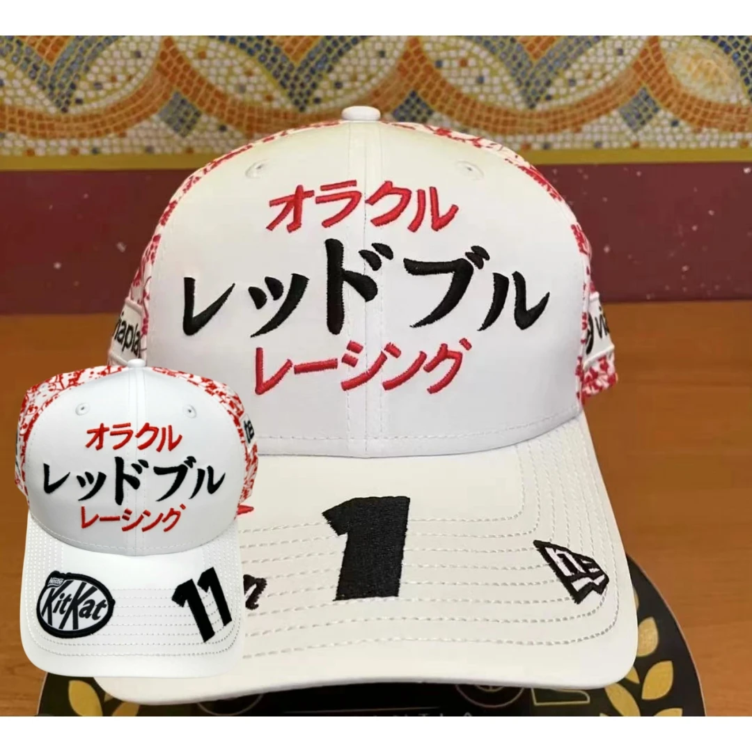 F1 Verpunpen Cap Bull Perez Checo Japanese Gp Cap Cappello Da Baseball 2024Formula One Cap Moto Moto Cappelli