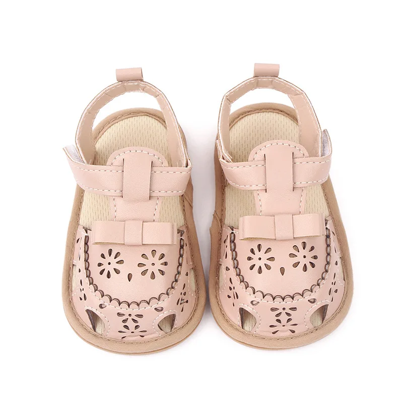 Infant Baby Girls Sandals Toddler Summer Shoes Newborn Bebes Soft Rubber Sole Footwear for 1 Year Items Cute Bows Sandalen Gifts