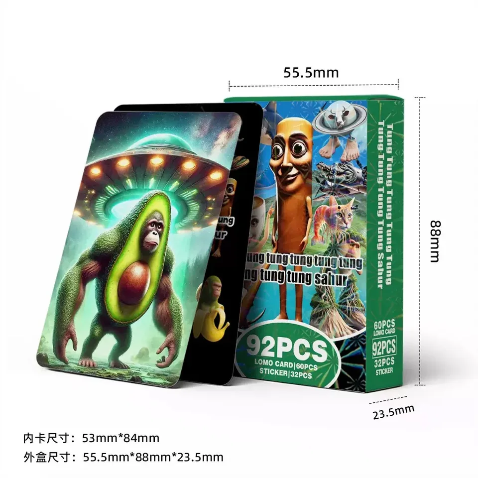 96-teiliges Italian Brainrot Sammelkartenset - Tralalero Tralala Edition