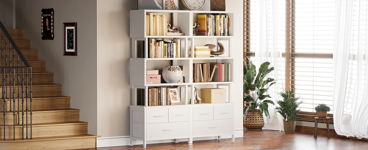 Modern Display Book Shelves Book Case for Hallway