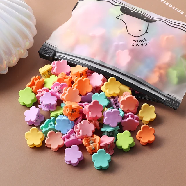 40Pcs Girls Colorful Hair Clips Flower Star Mickey Cute Small Hair Claws Kids Sweet Hairpins Cartoons Fashion Hair Accessories style-6