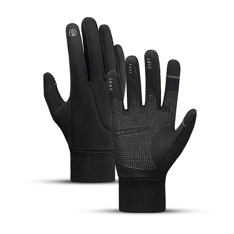 

Thermal Gloves, Waterproof Gloves Thickened Cold Proof, Wind Proof and Water Splash Proof Sports Riding Gloves