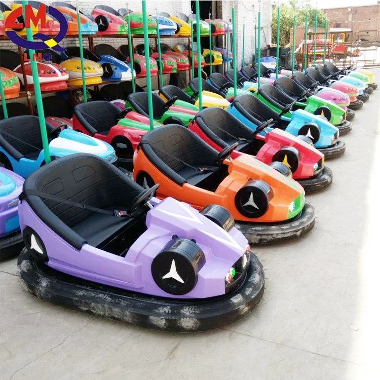 Indoor and Outdoor Adults Kids Amusement Park Rides Electric Battery Operated Floor Bumper Car 2