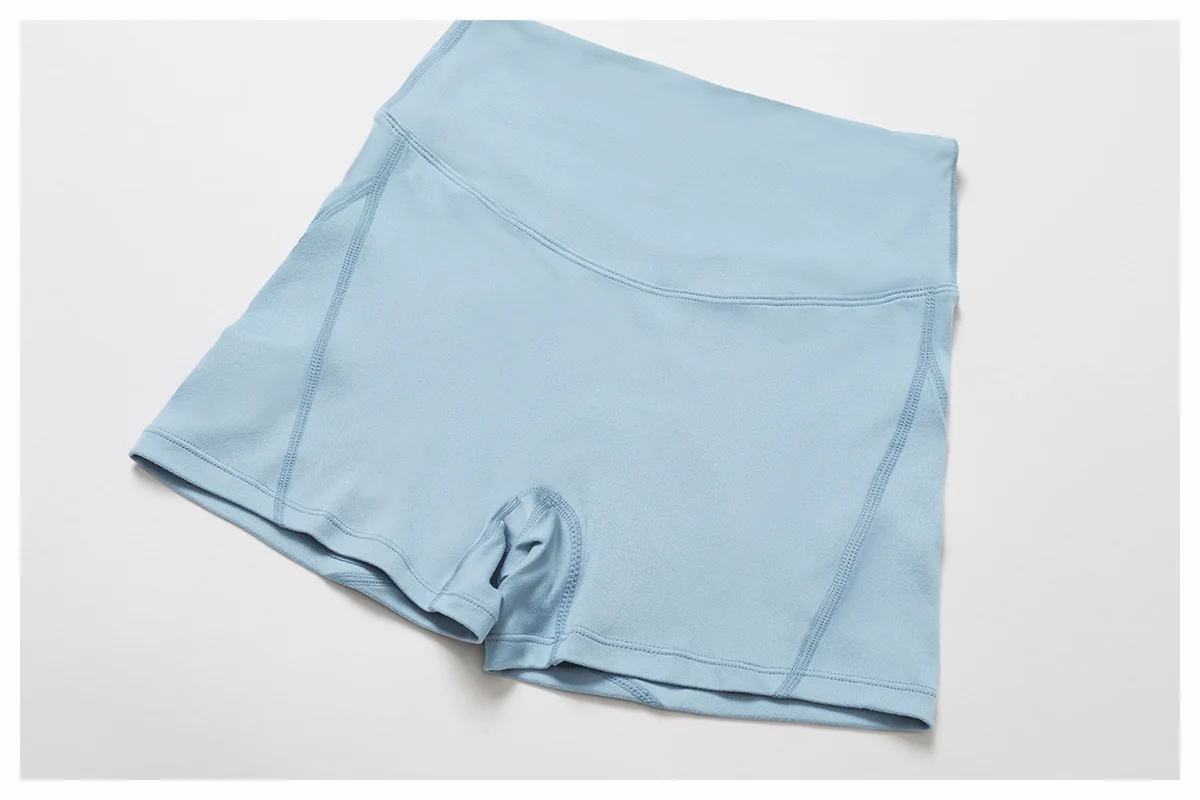 2025 New Yoga Shorts For Women High Waist Lift Sports Outerwear Running Workout Shorts 9152