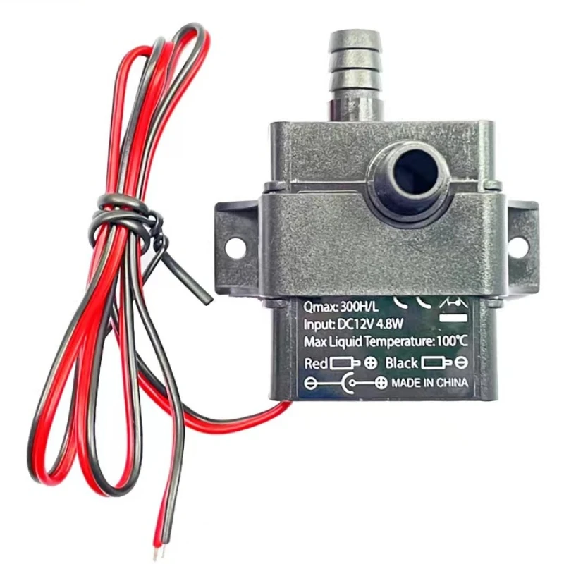미니 브러시리스 모터 수중 워터 펌프, 가정용 RQ30E, DC12V, 4.8W 수명 스팬 300cm, 300H/L