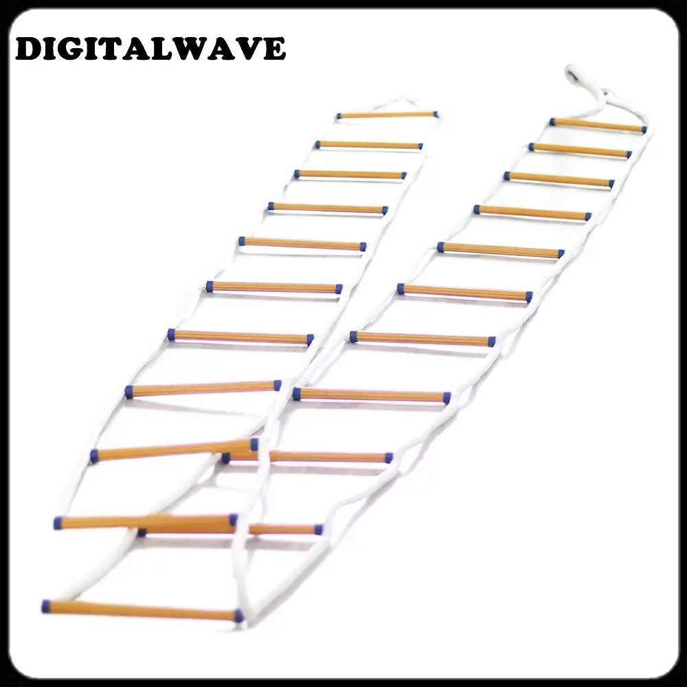 Fire Escape Ladder Folding Emergency Fire Escape Ladder Rescue Rope H#