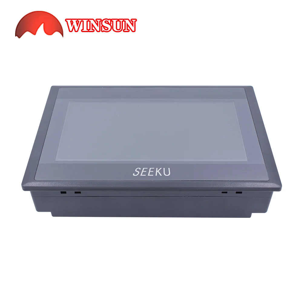 12 In 8 Out Seeku All In One Touch Screen Con Plc 7 Pollici Hmi Plc Pannello Integrato 0-10V 4-20Ma Modbus Analogico