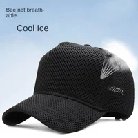 Big Head Plus Size Summer Mesh Baseball Cap for Men Women Trucker Mesh Hat Baseball Hats for Outdoor Sports Running 3