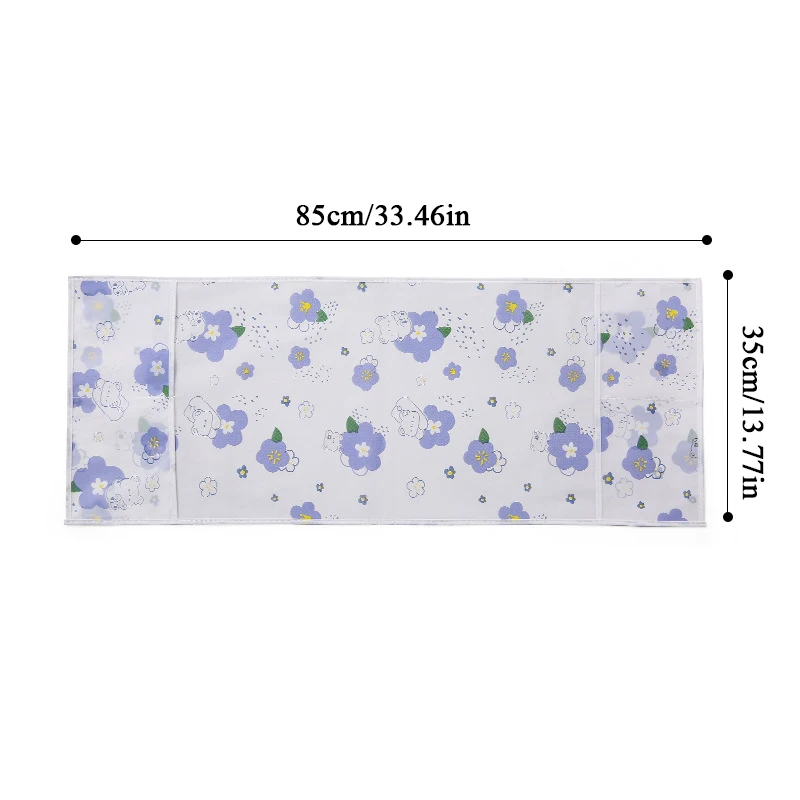 Microwave Dust Cover Waterproof Grease Proofing Oven Storage Bag Double Pockets Kitchen Accessories