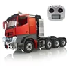 LESU 1/14 8*8 RC 3 Speed Metal Chassis Highline Tractor Truck KIT Painted Cabin W/ Light Sound ESC Radio Controller Motor Servo 1