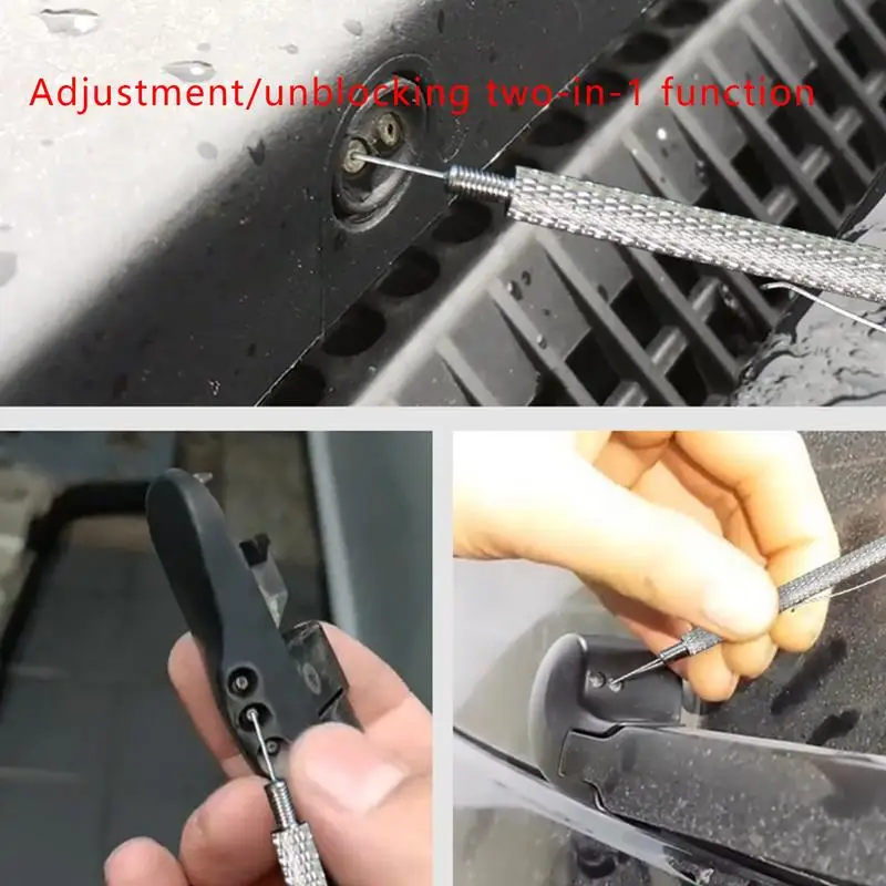 Car Windshield Wiper Nozzle Adjustment Tool Auto Wiper Water Spray Nozzle Cleaning Tool Adjusting Water Spray Direction Tool