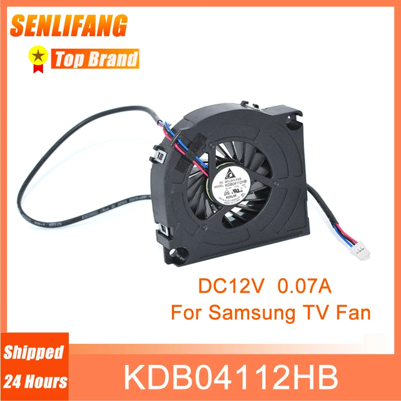 12V KDB04112HB For Samsung TV Fan UE55HU8500T UE55HU8500 UE55HU8500TXXU UN55HU8550F UN55HU9000F UE55HU7500 UA55JS9800 UA65JS9800 cooling fan