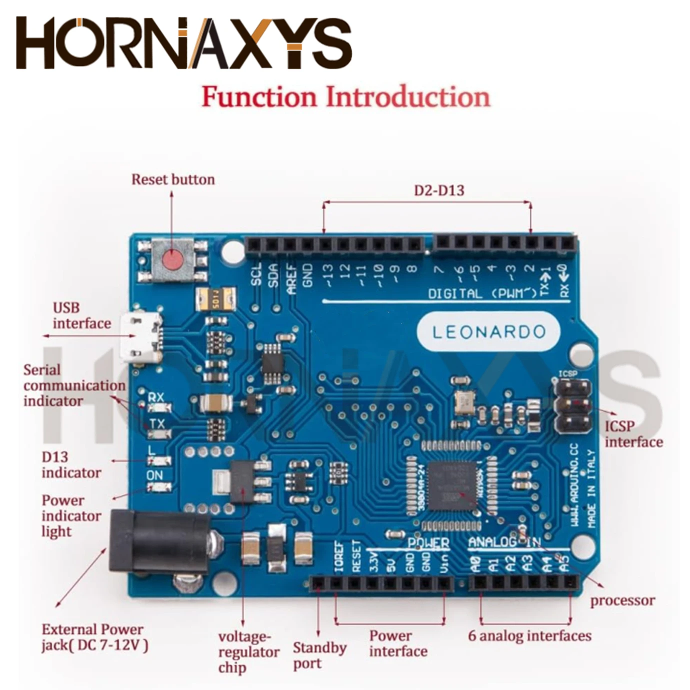 Leonardo R3 Development Board With 30cm USB Cable ATMEGA32U4 For Arduino New