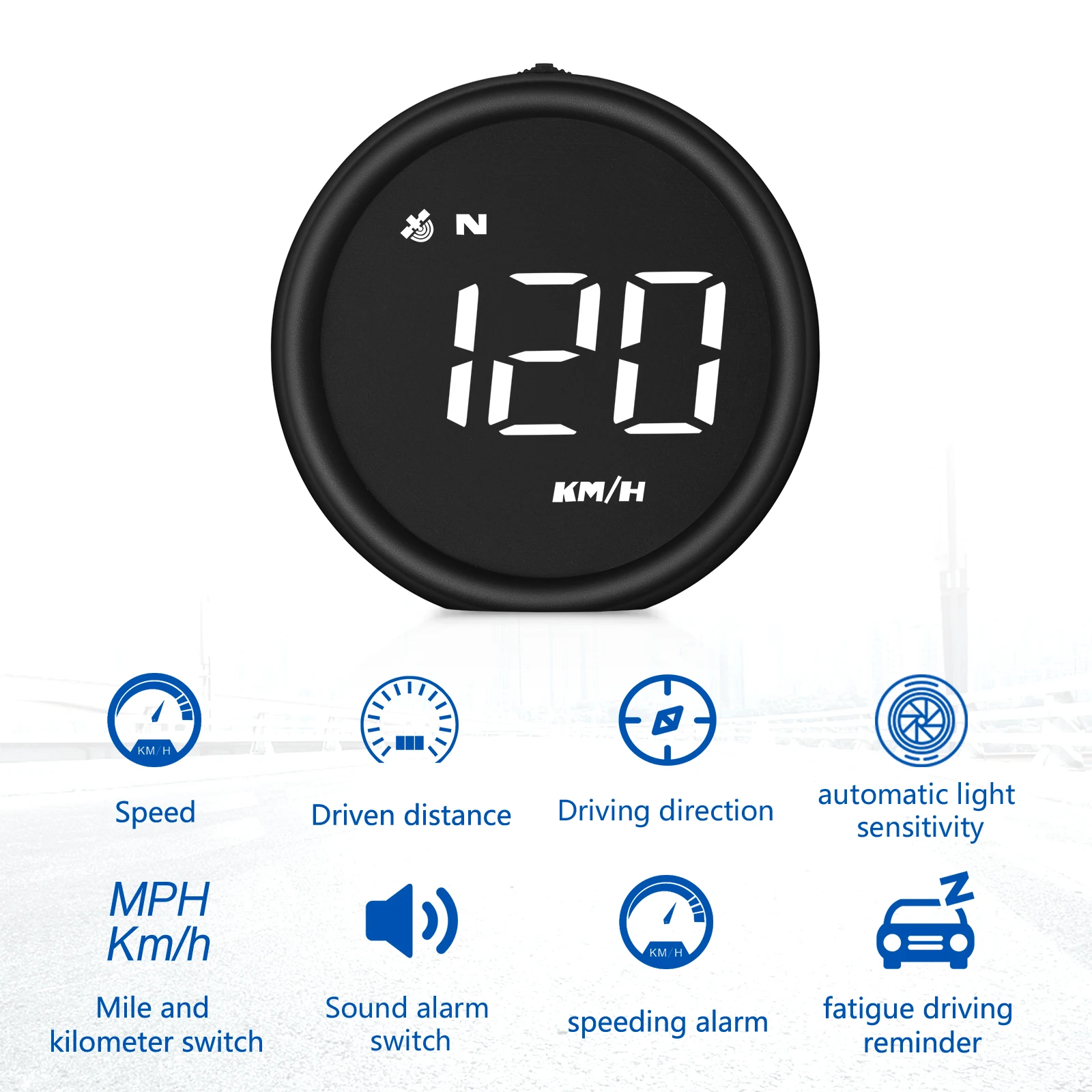 On Board Computer Car HUD Display Car Head Up Display Speed Meter G1 Car GPS Digital Head Up Display Auto Speedmeter Windshield Projector