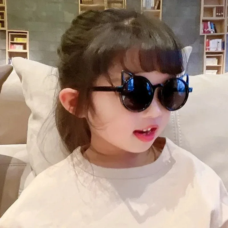 Girls Boys Cute Animal Cartoon Ears Sunglasses Outdoor Sun Protection Children Lovely Vintage Sunglasses Protection Classic Kids S404c489f2b0249238d6a117368f6cd3dE