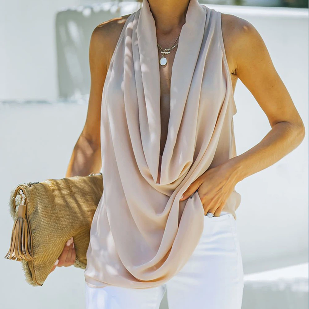 

2022 Summer Women Top Shirts Fashion Sexy Print Sleeveless Casual Elegant Women Light Streetwear Blouse Female Holiday Clothing