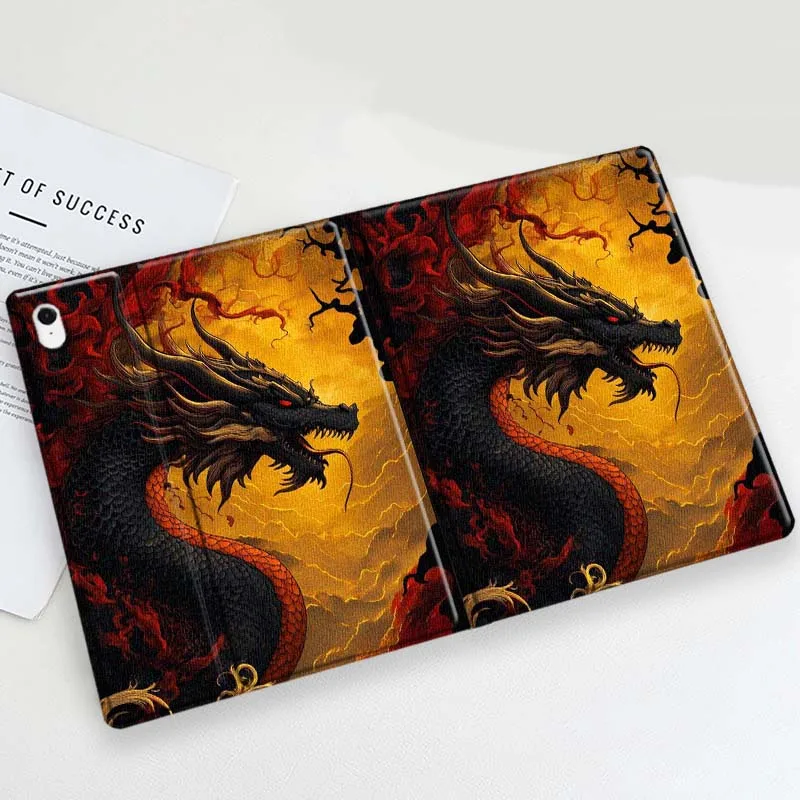 Luxury Dragon Design Soft Tablet Case
