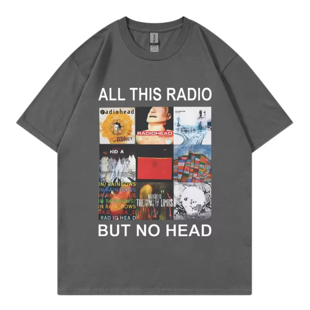 All This Radio But No Head T-Shirt Rock Band Radiohead Music Album