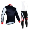 New Cycling jersey Sets 2024 Men's Cycling Clothing Summer Long Sleeve MTB Bike Suit Bicycle Bike Clothes Ropa Ciclismo Hombre 2