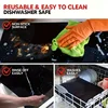 4sizes Non-Stick Oven Liners Reusable BBQ Grill Mat Baking Mat Barbecue Tools Easy Clean Party Favors Kitchen BBQ Tool 2