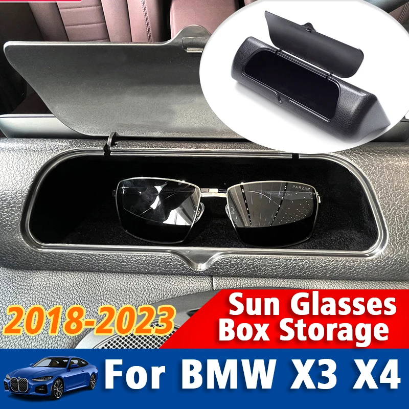 CarGlassesBoxStorageHolderSunglassesCaseForBMWX3X420182019
