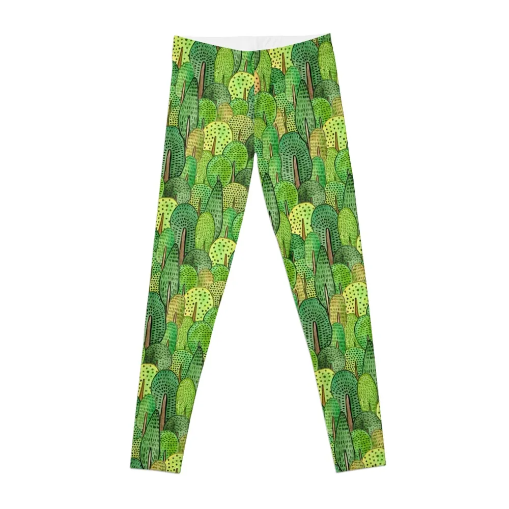 

Watercolor forest Leggings trousers Women's pants for fitness Womens Leggings