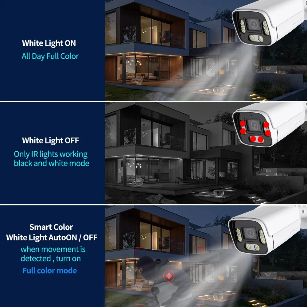 5Mp Xmeye Full Color Day And Night Metal Case Smart Ai Motion