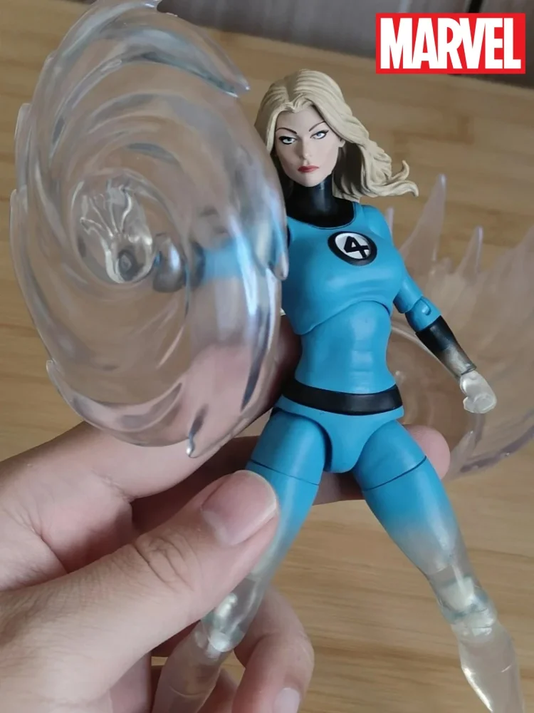 

New Original Marvel Dst Fantastic Four Toys Invisible Woman 7 Inches Action Figure Model Doll Collection Ornaments Kids Toy Gift