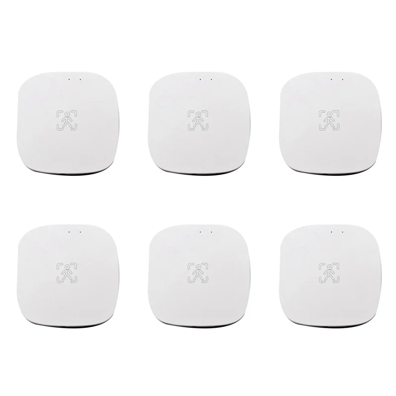 ABVO-6X Tuya Zigbee Mmwave 휘도 마이크로파 레이더 감지 기능이 있는 인간 존재 센서 PIR 모션 센서 벽 마운트