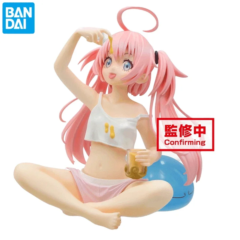

Genuine BANDAI That Time I Got Reincarnated As A Slime Milim Nava Sitting Posture Anime Action Figures Toys for Boys Girls Model
