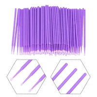 Lot de 100 pinceaux pour retouche dentaire, applicateur pour voiture 5