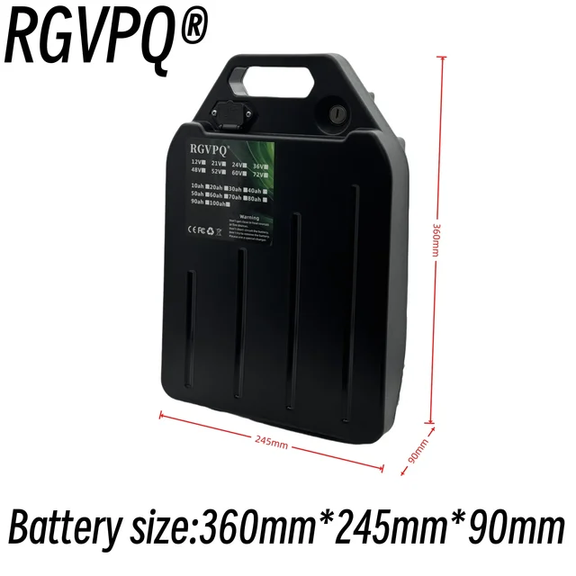 60V 20Ah–100Ah Waterproof Lithium Battery for Citycoco Scooter 6