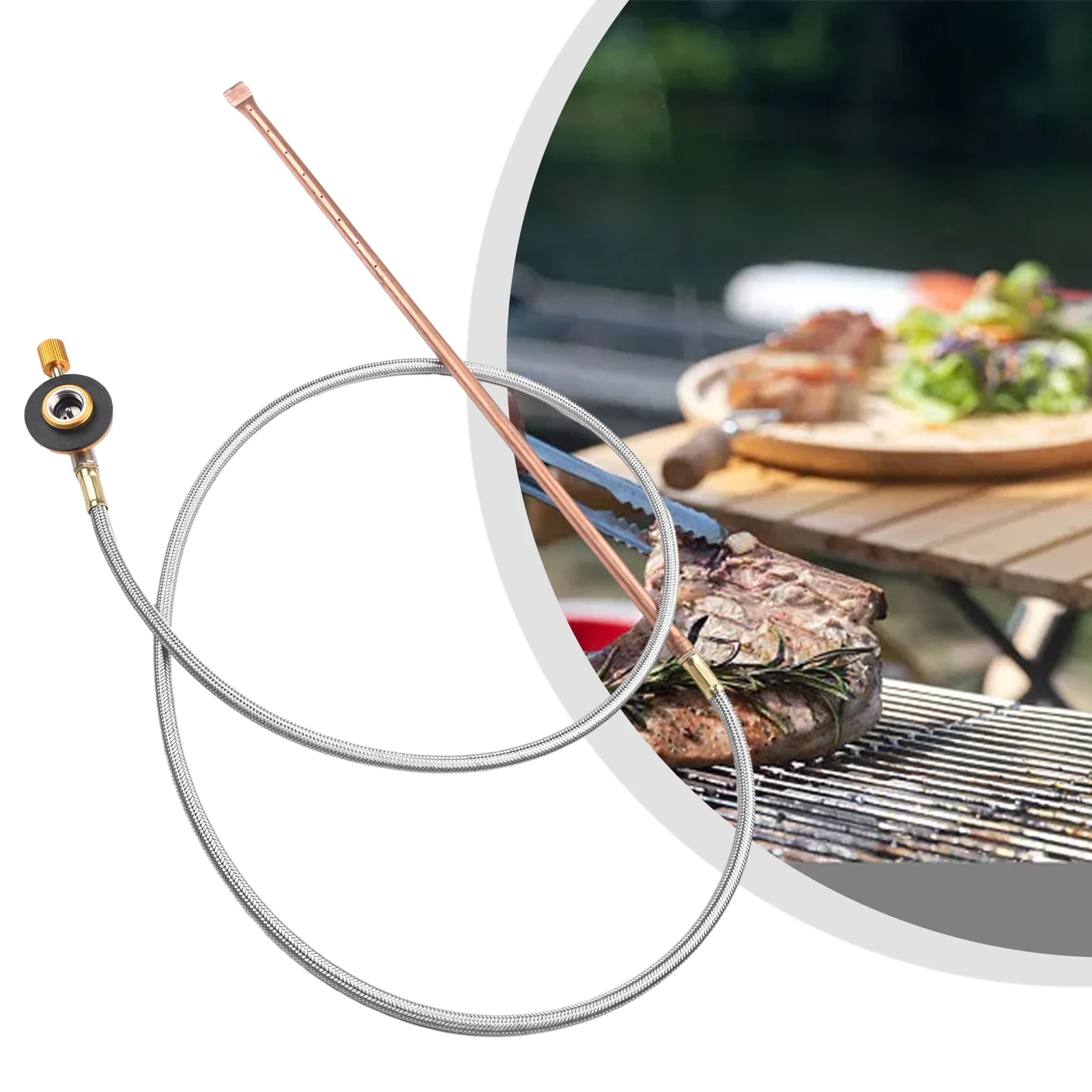 High Quality Fires Starter Gas Appliance Stainless Steel Flexible Hose For Cooking Picnic BBQ Handheld Lightweight Multi-Purpose