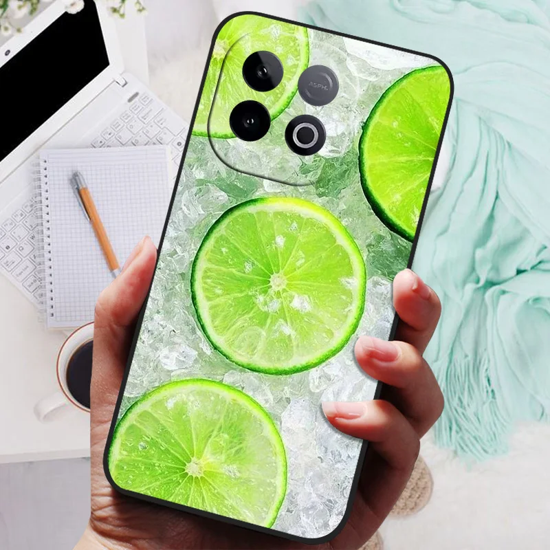 Premium Silicon Back Cover Phone Case with Soft Bumper Coque