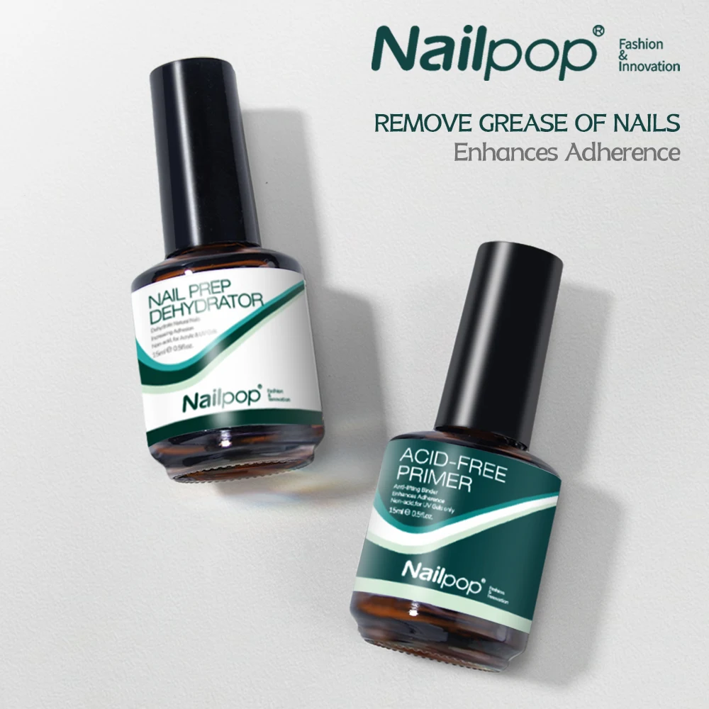 Nail Dehydrator & Acid-Free Primer for Natural Nail Preparation and Bonding