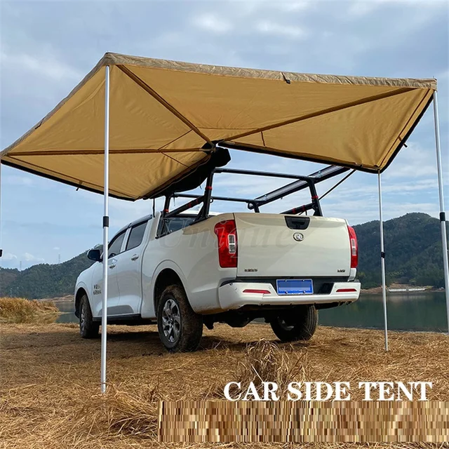 Tienda de toldo lateral impermeable, tienda de campaña independiente con  paredes, retráctil, 270 grados, 4WD - AliExpress