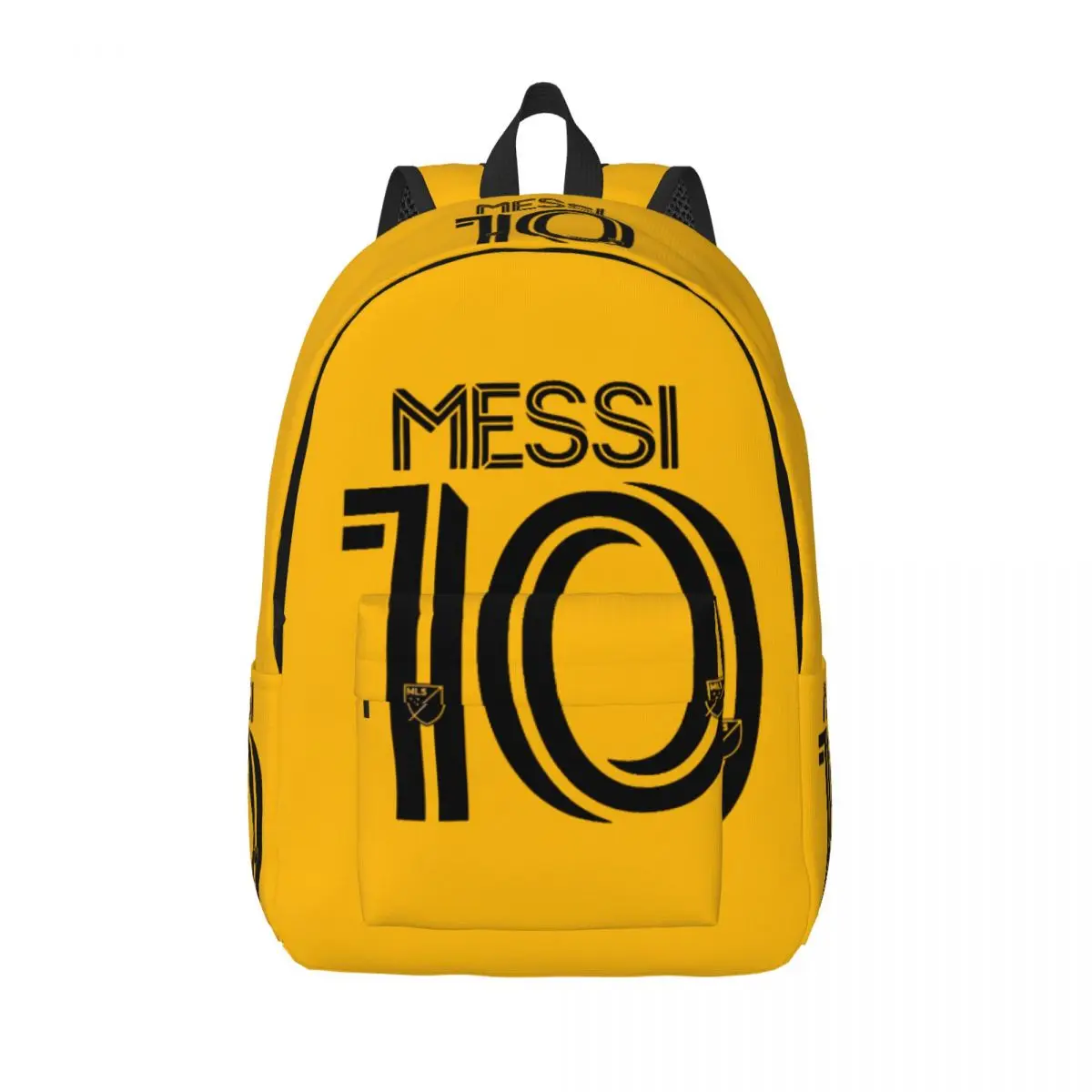 

Messis Football Classical Backpack Outdoor Student Work Messied Soccer Daypack for Men Women Laptop Computer Canvas Bags