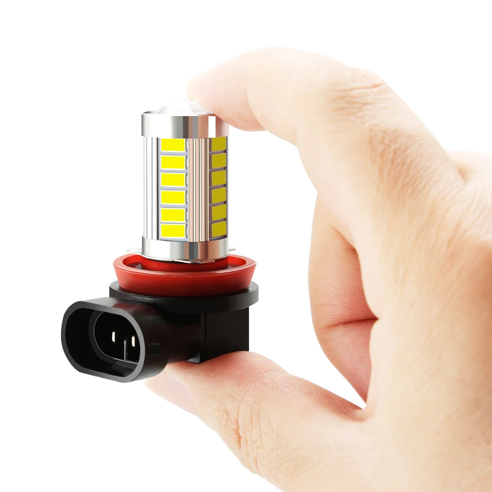 2Pcs H11 H8 LED ڵ Ȱ  ڵ Ƽ Ȱ  Ÿ ķ 40 70 Rav4 ũ Jzx90 Cresta ̾ Auris