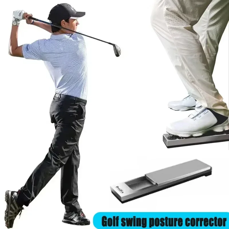 Golf Swing Training Auxiliary Pedal Removable Golf Swing Leg Gravity Pedal Posture Correction Trainer Supplies