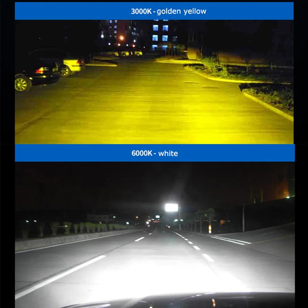 2PCS 55W HID Xenon Kit Light Bulb H1 H3 H7 H11 880 9005 9006 3000K 4300K 6000K 8000K DC 12V Car Headlight Headlamp Fog Lamp images - 6