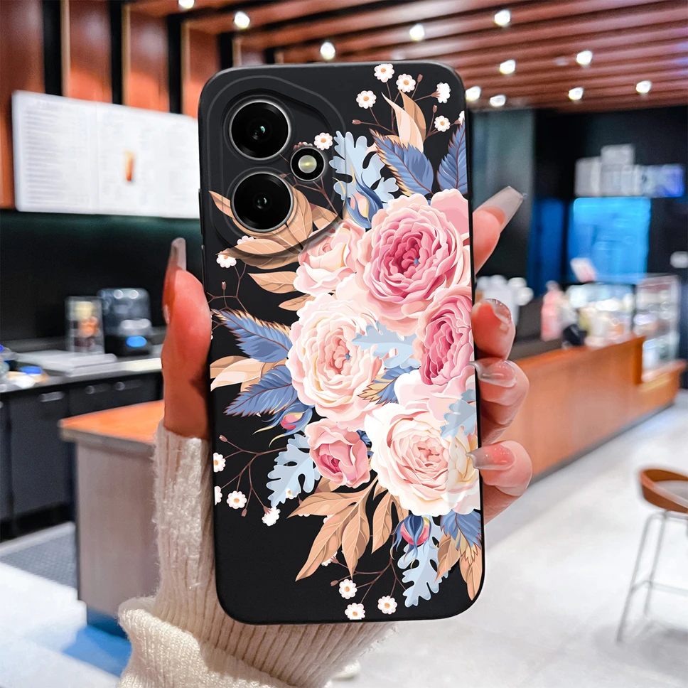 Lovely Cat Cartoon High-Quality Phone Case with Camera Protection and Lightweight Anti-Drop Bumper